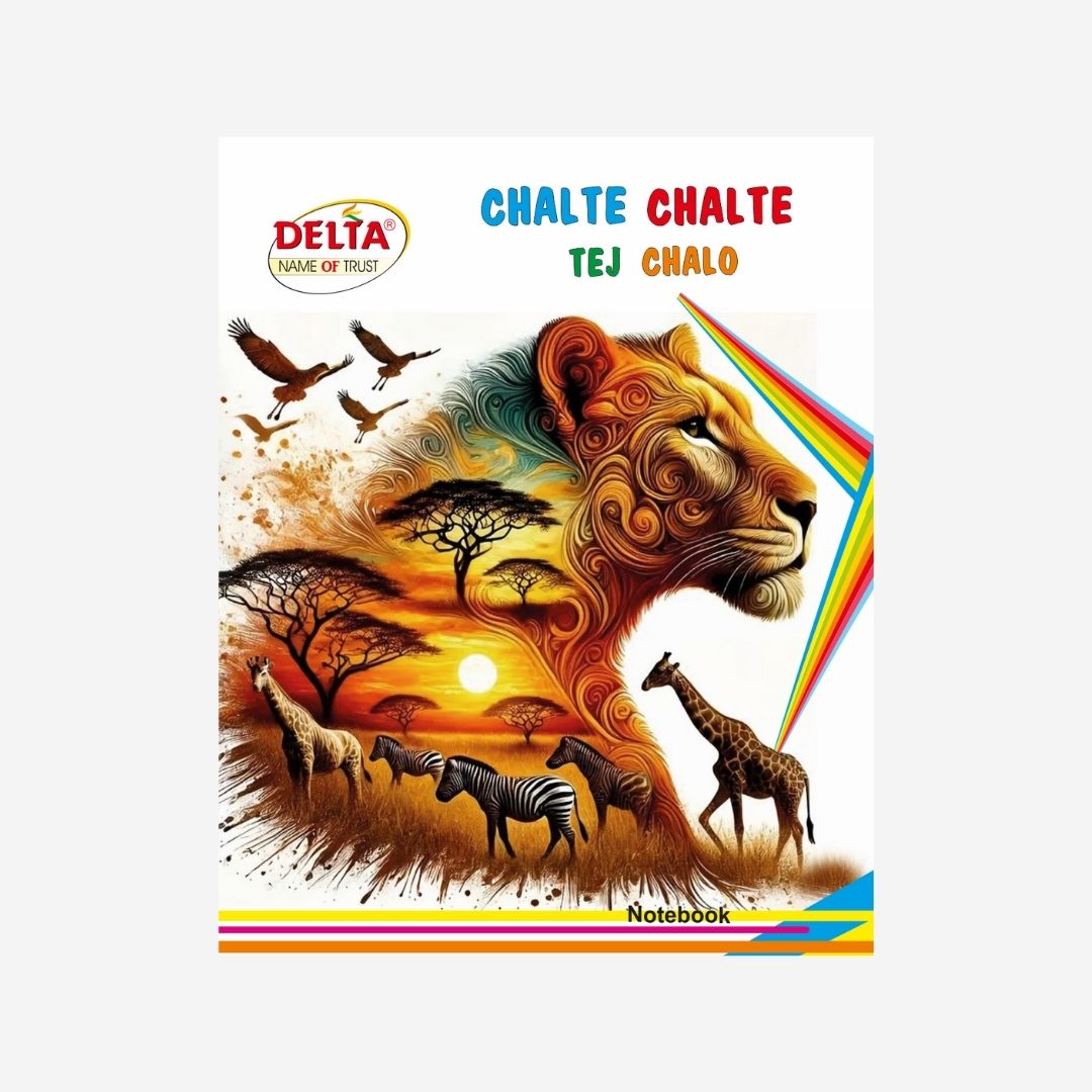 A4 Notebook Chalte Chalte Tej Chalo