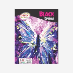 A4 Spiral Black Spiral